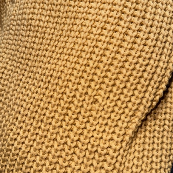 Jenni Kayne Fisherman Organic Cotton Cabin Blend Sweater Large Mustard $325 Love - Picture 3 of 11